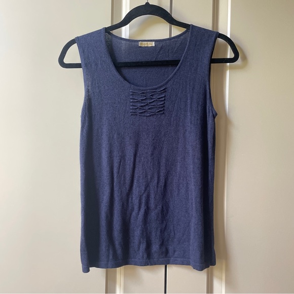 Blue Top Shell and Cardigan matching set - Picture 3 of 5